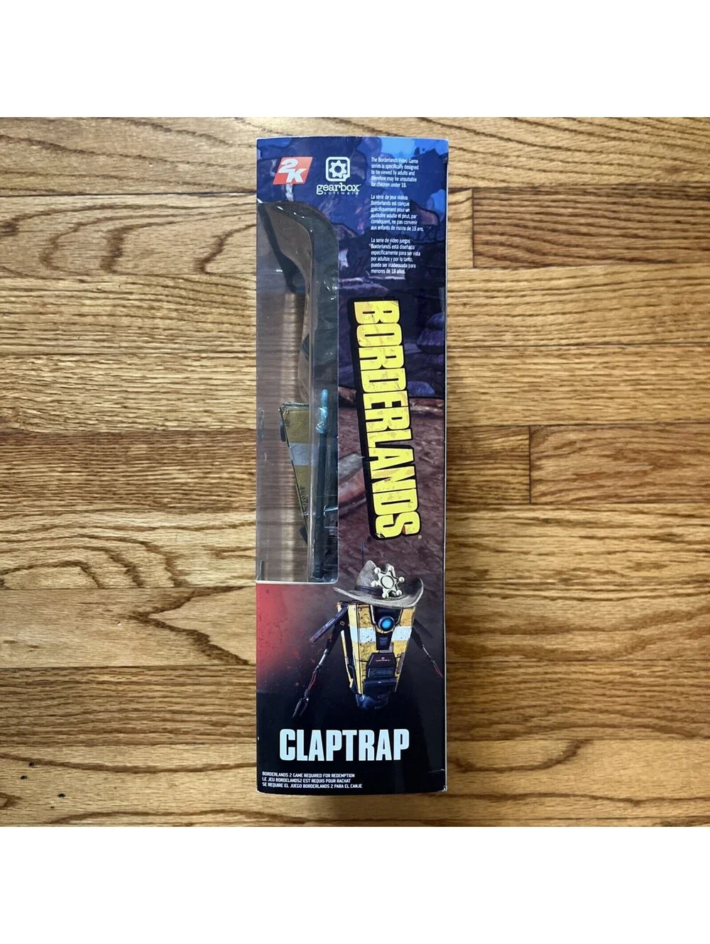 New 2018 McFarlane Borderlands CLAPTRAP Figure Golden Keys Edition
